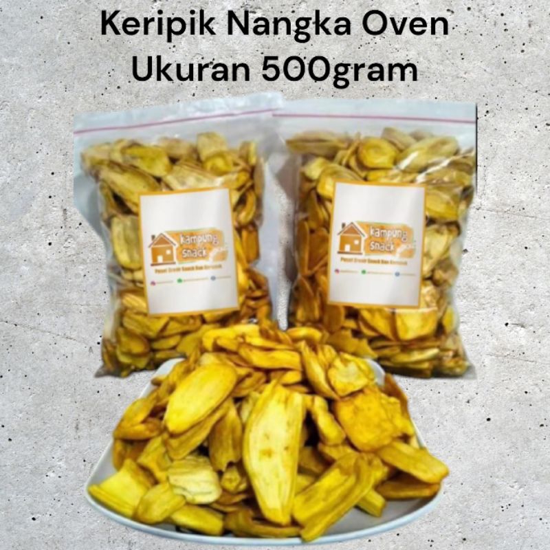 

Cemilan Keripik Nangka Oven Ukuran 500gram Kualitas Super Best Seller