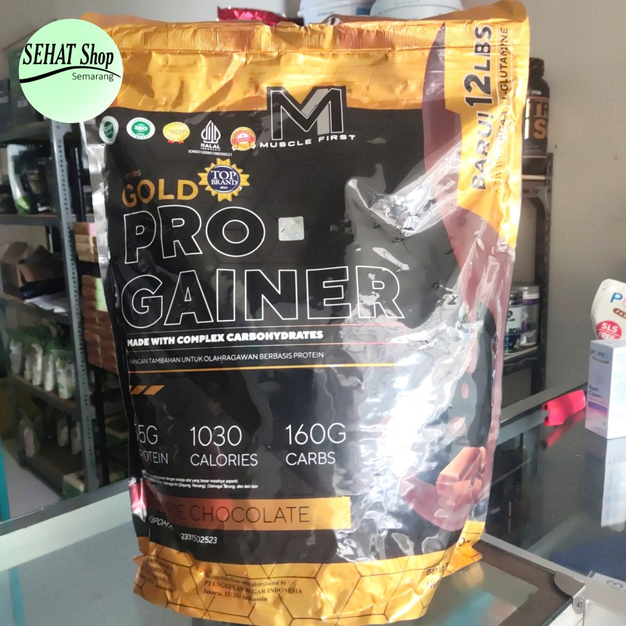 M1 Pro Gainer 12 lbs Muscle First 5.4 kg Suplemen Penambah BB Whey Protein Gym