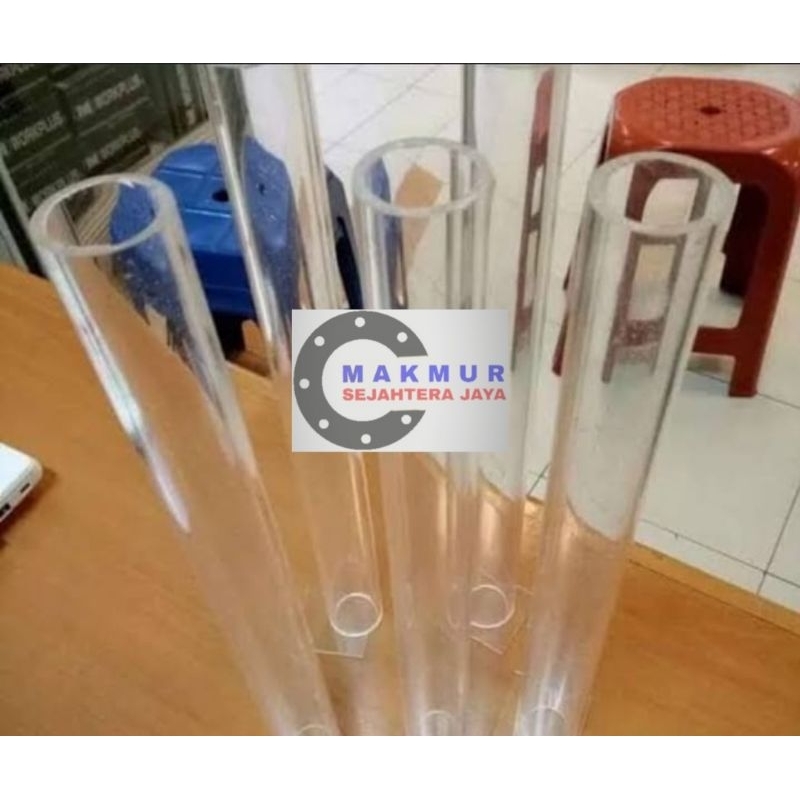 Pipa Akrilick Tabung Akrilick Bening/transparan OD.35MM -OD.50MM