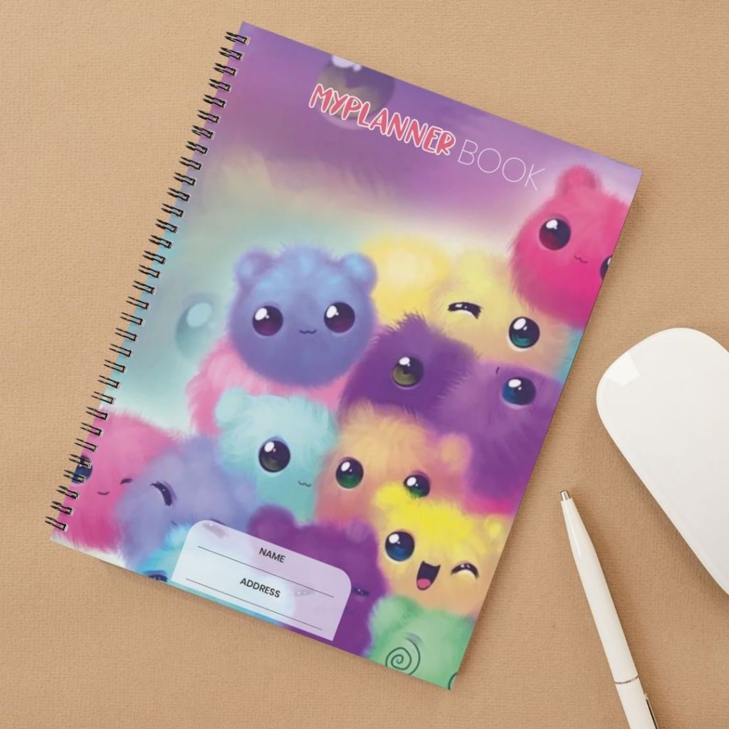 

Notebook Notes Notepad PLANNER BOOK Cover BISA DI TULIS Ukuran A5 50 LEMBAR