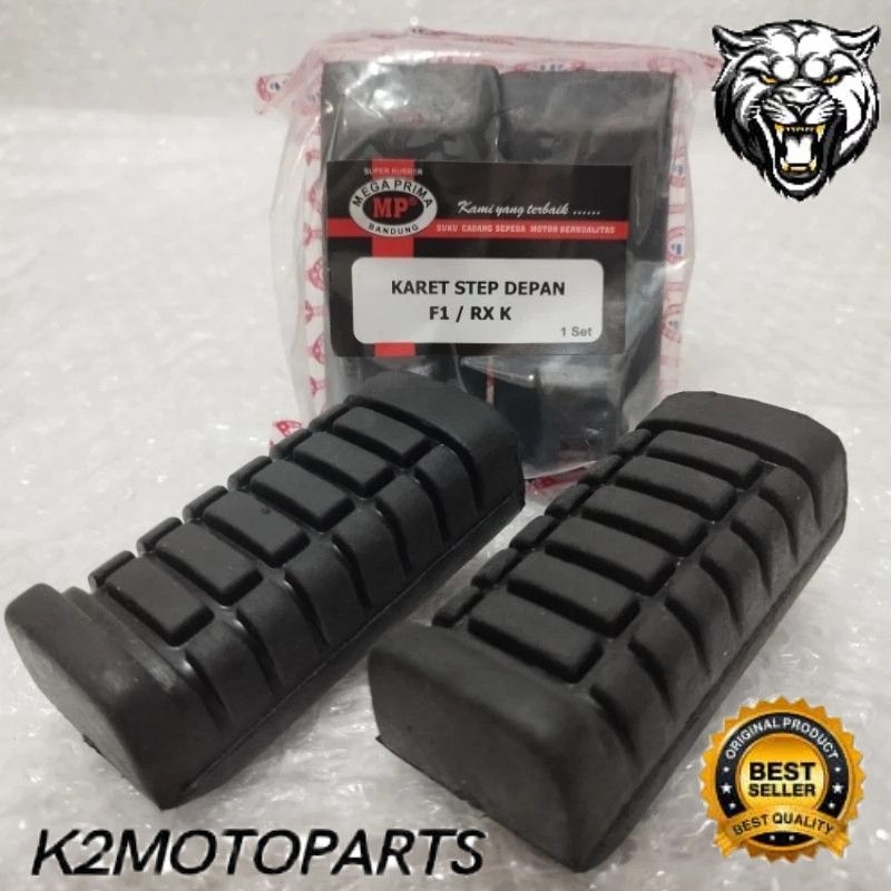 PROMO Karet Step Footstep Depan YAMAHA RX KING - RXK - RXS - RXZ - F1ZR - FORCE 1 ORIGINAL IMPORT