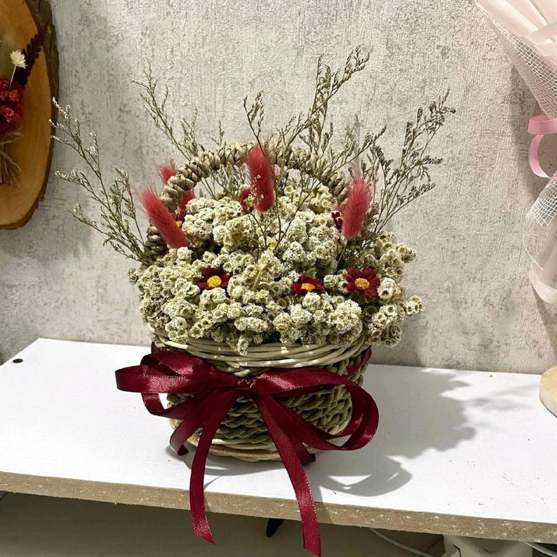 bunga dan vas hiasan meja dekorasi kamar hiasan meja tamu hiasan meja makan dried flowers bunga