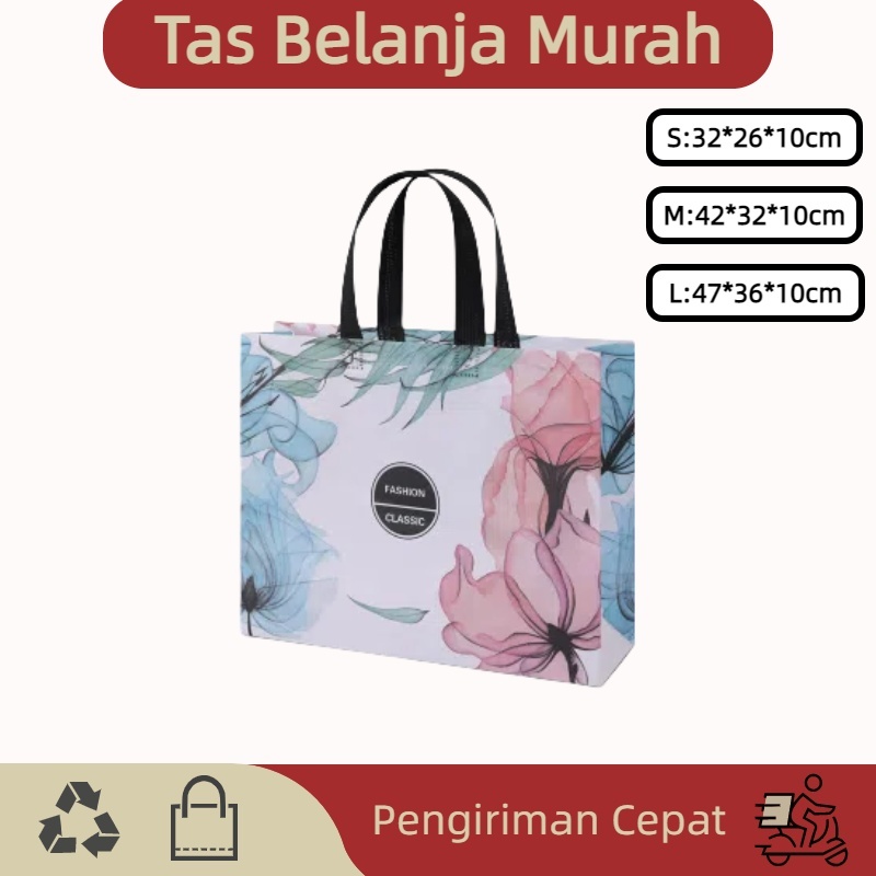 

Goodie bag-Tas Belanja tas spunbond tas souvenir premium tebal dan kuat/Terlaris lipat jumbo/ waterproof/shopping bag A03