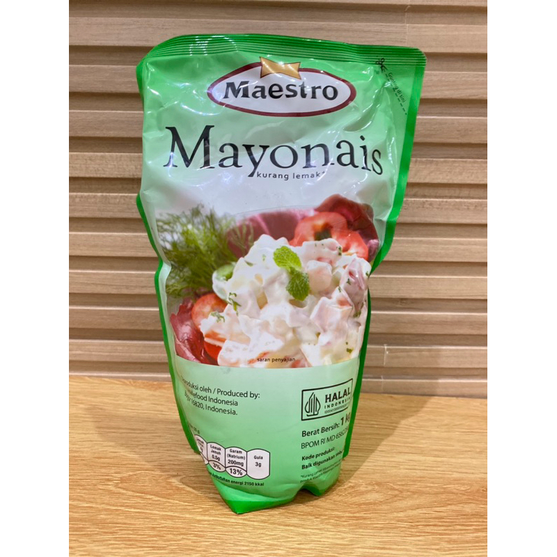 

Maestro Mayonais Pouch 180gr dan 1 Kg