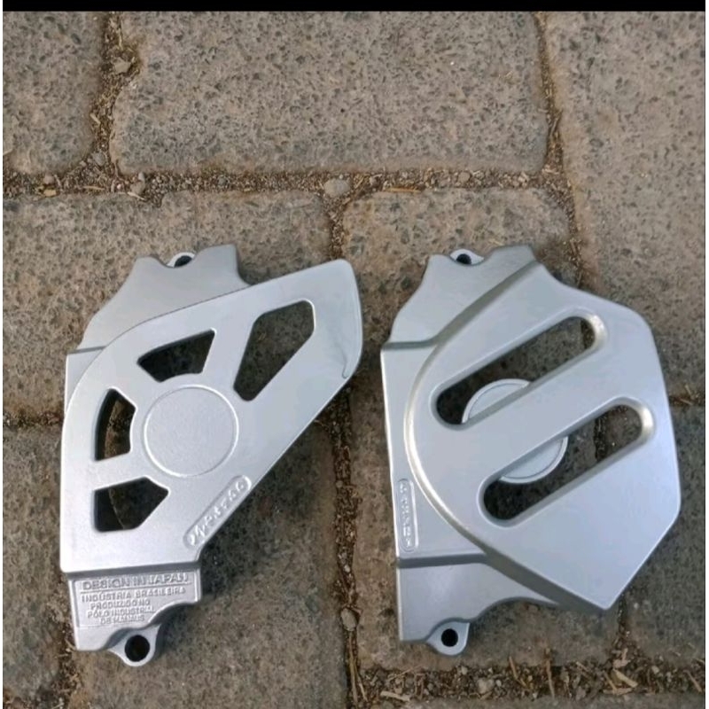 Tutup gir gear depan Honda model FTR 230 / CRF 230 import MOS pnp mesin tiger gl mp cb