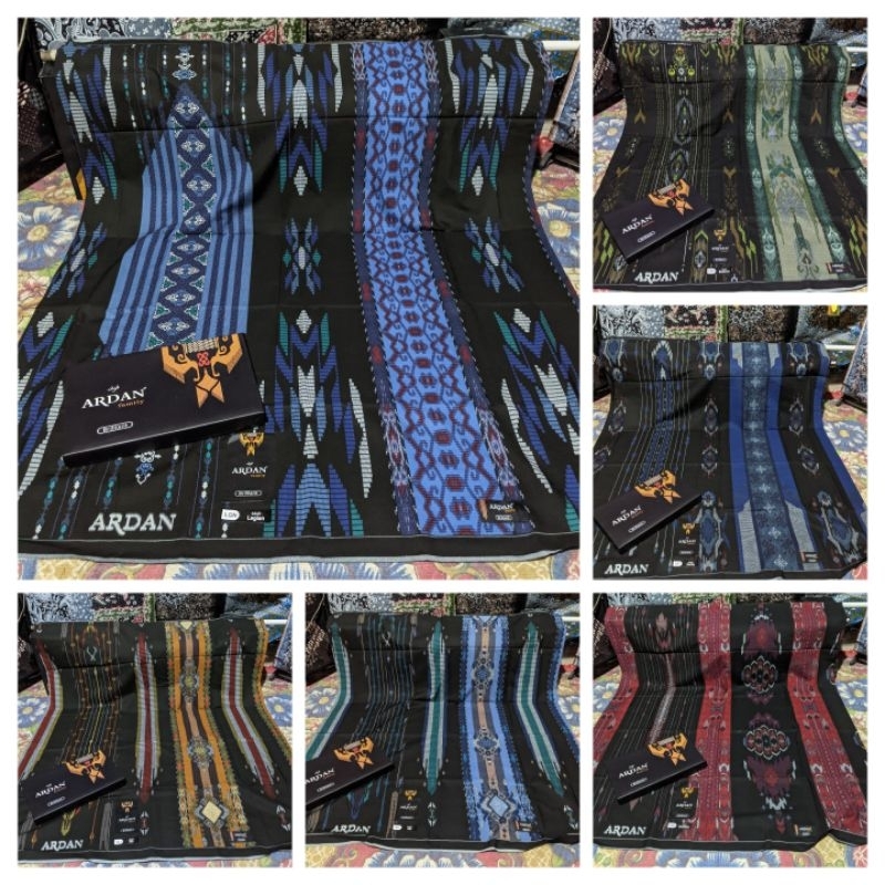 sarung Ardan family dan sarung Ardan briliant motif Bromo Rinjani dll