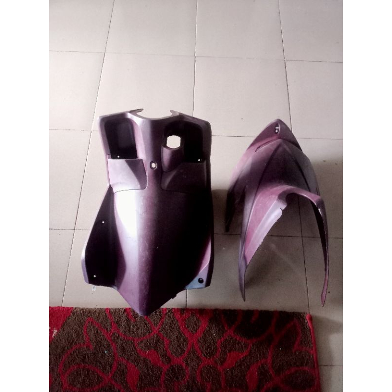 DEK KUNCI KONTAK LEKSIL SET MIO SOUL KARBU WARNA UNGU ORIGINAL SECOND