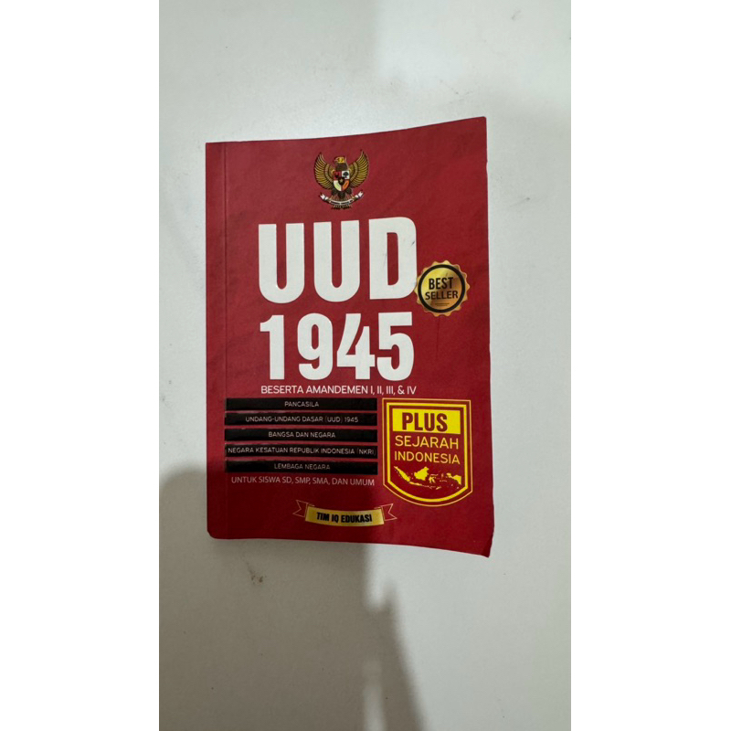 Buku UUD 1945 / PPKN [PRELOVED]