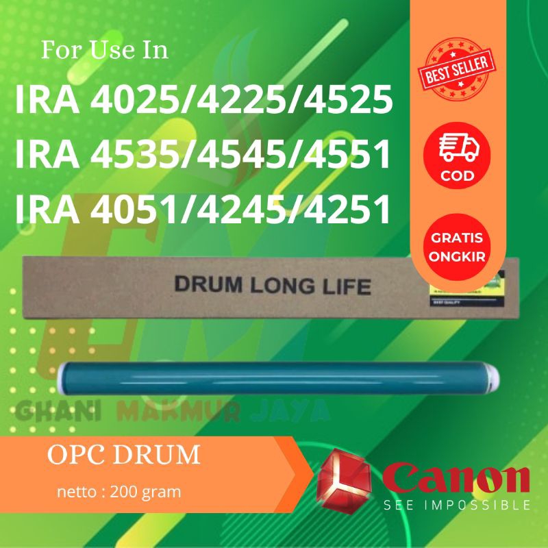 Opc  Drum Mesin Fotocopy  Canon IRA 4025/4225/4525/4051/4251/4545/4551