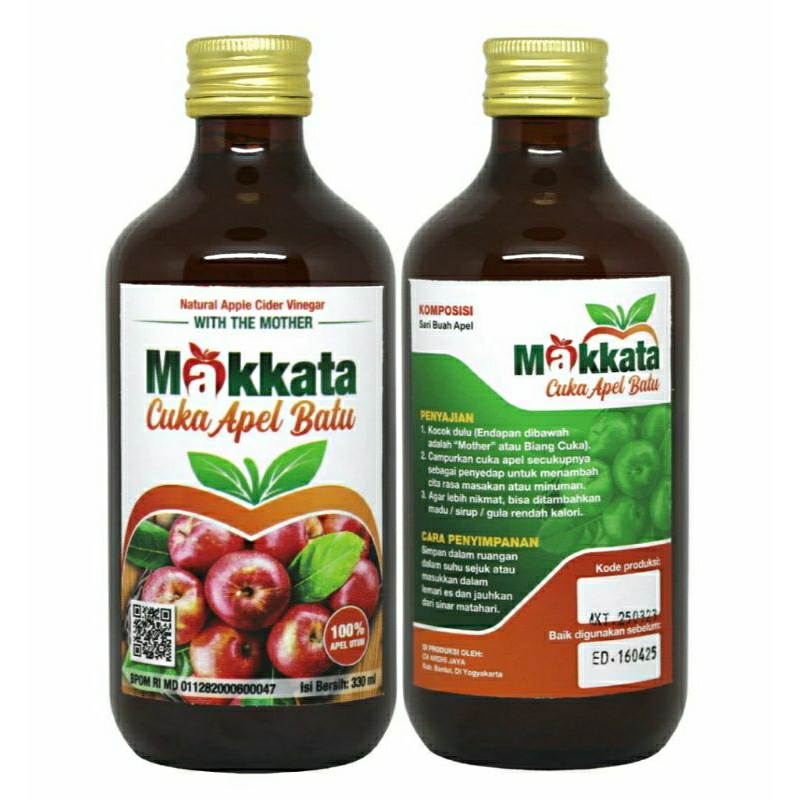 

Makkata Cukap Apel Batu Natural Apples Vinegar