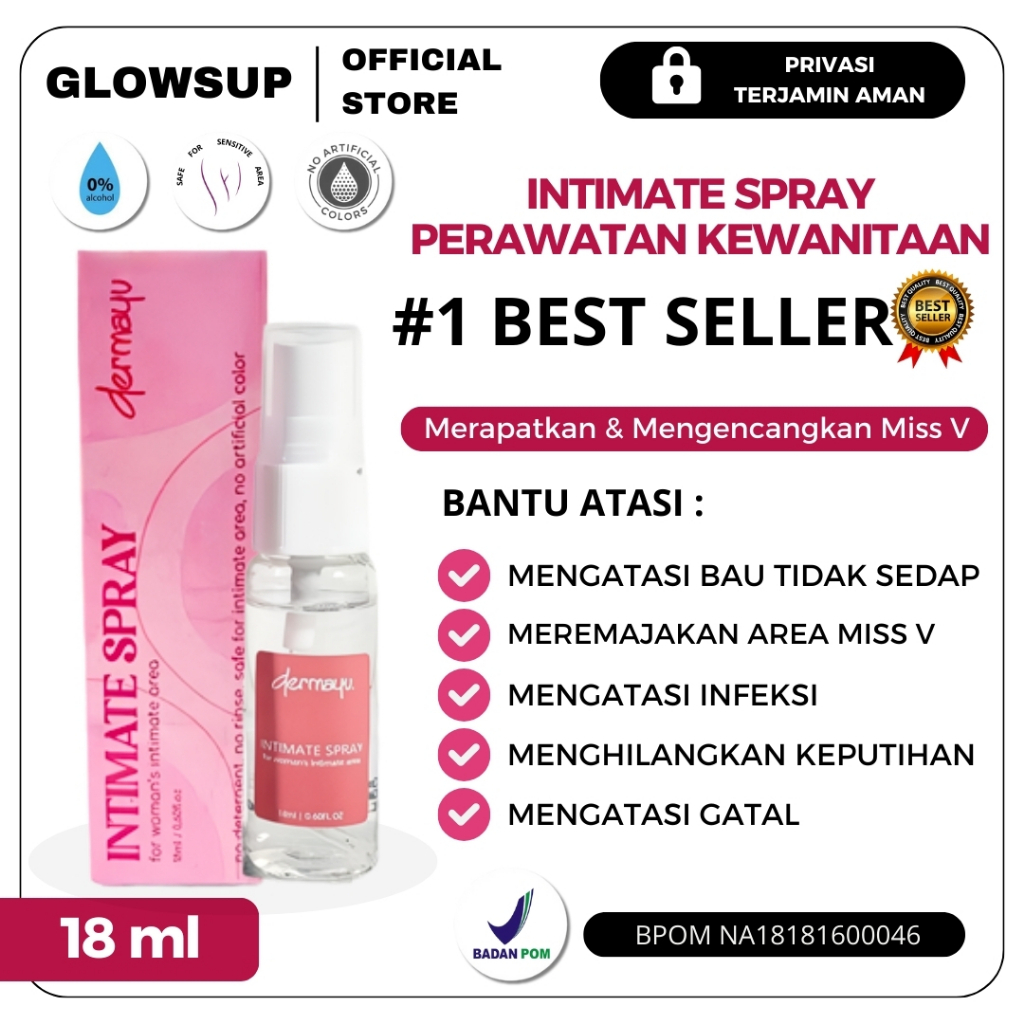 PERAPAT MISS V DERMAYU INTIMATE SPRAY 20ML - PERAPAT VAGINA - PENGENCANG MISS V - PENGENCANG VAGINA