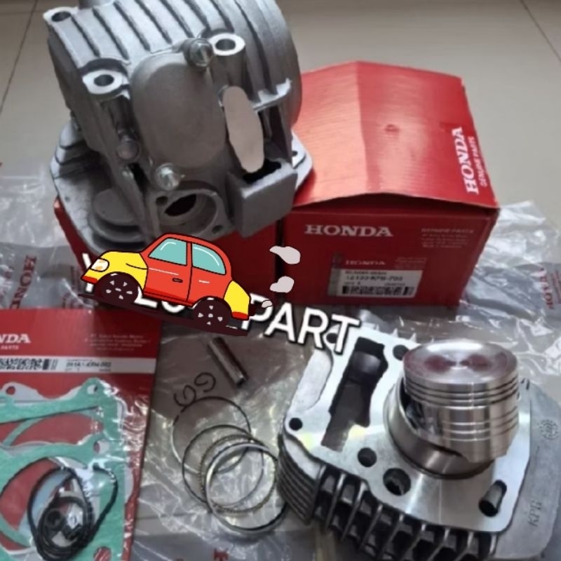 blok sehet supra x 125 karisma + blok hed karisma kph