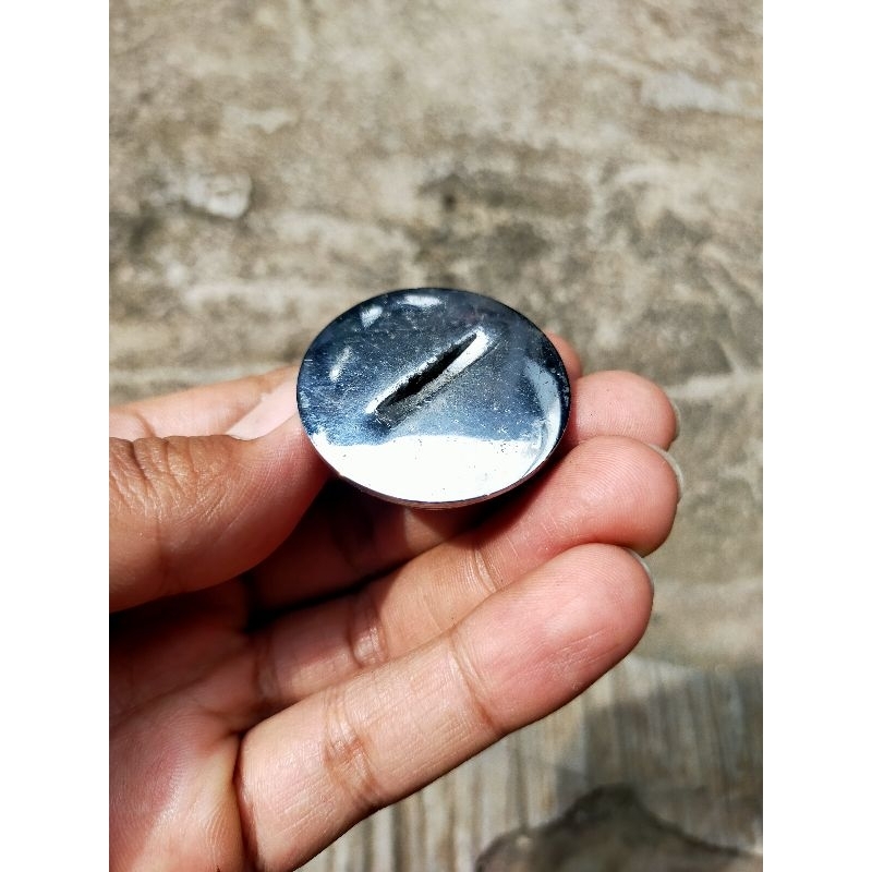 Coin Chrome Krom Tutup Kalter Kiri Spul Bak Magnet Garuda Bangau Kanzen Viar Tossa Jialing PNP Kluar
