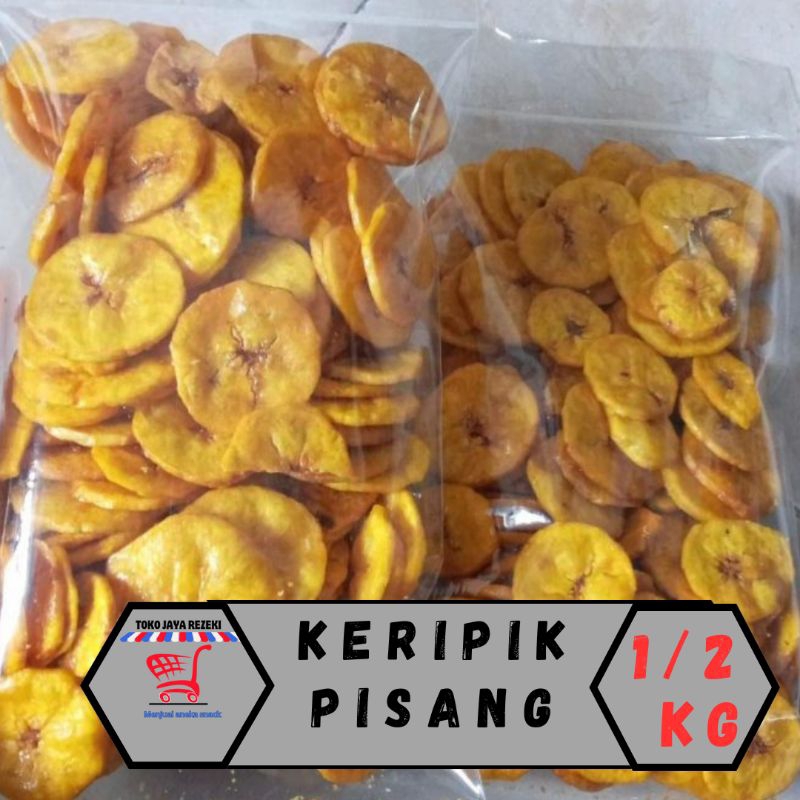 

1/2KG KERIPIK PISANG KOIN RASA MANIS GURIH RENYAH ORIGINAL SUPER PREMIUM CAMILAN KILOAN CEMILAN TERMURAH KERIPIK