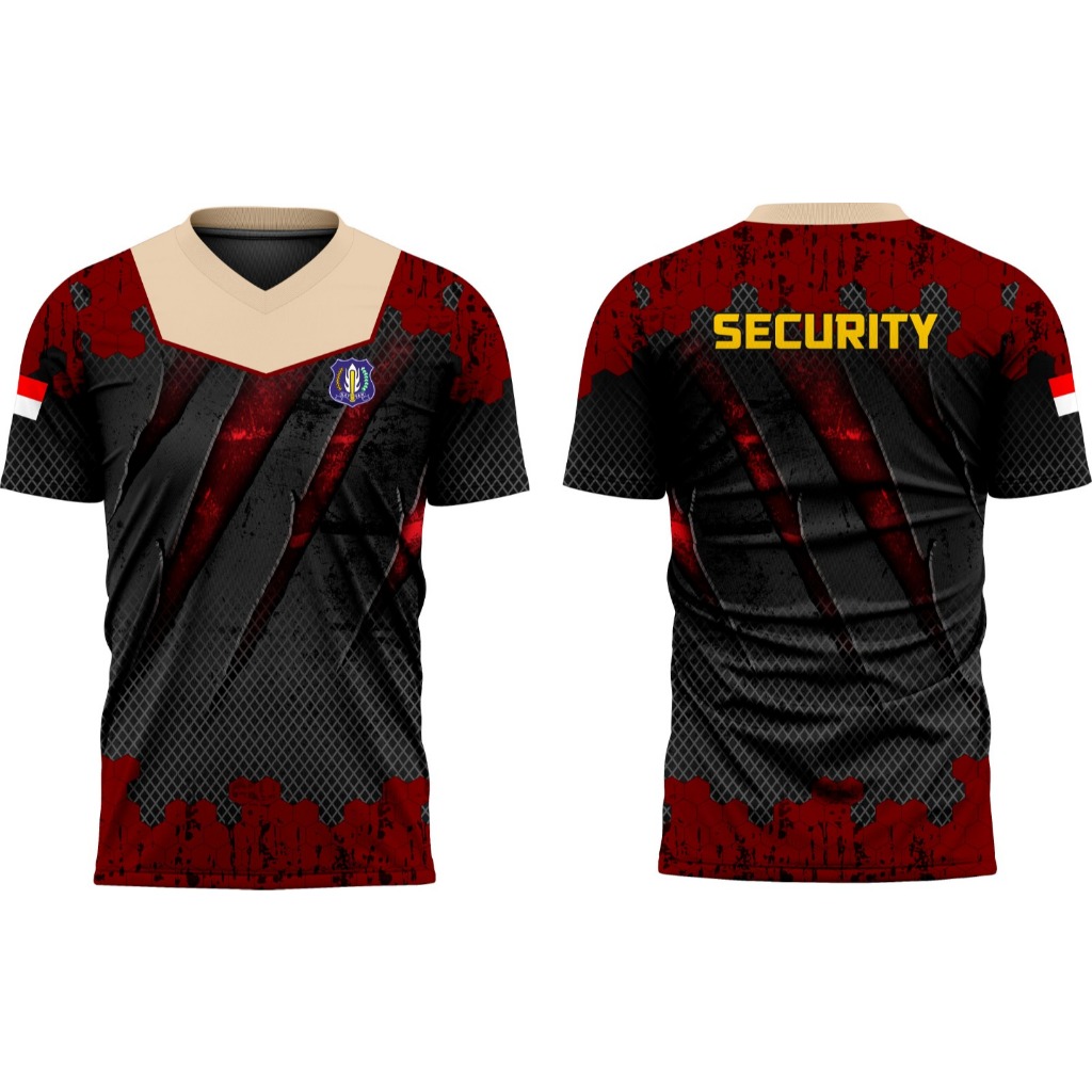 JERSEY SECURITY TERBARU 2025//JERSEY CUSTOM FULLPRINTING//KAOS SATPAM//FREE NICKNAME