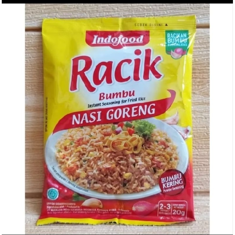 

Racik nasi goreng 1 renteng isi 10 sachet