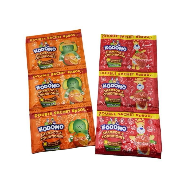kodomo shampoo renceng isi 12 sachet