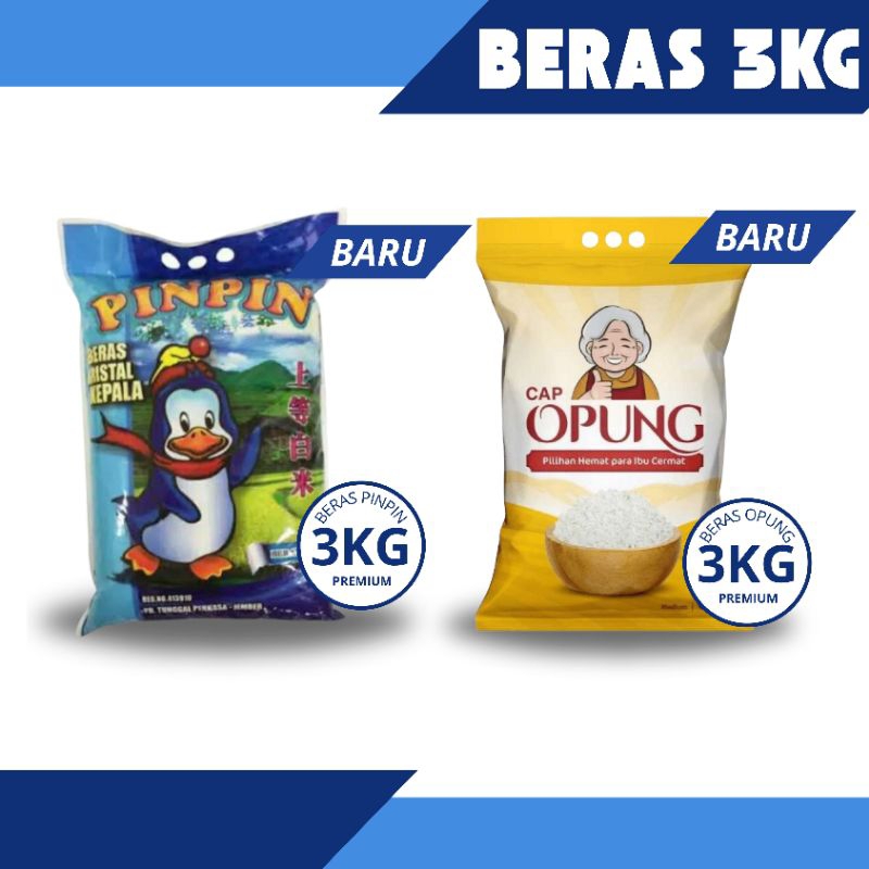 

BERAS KEMASAN 3 KG