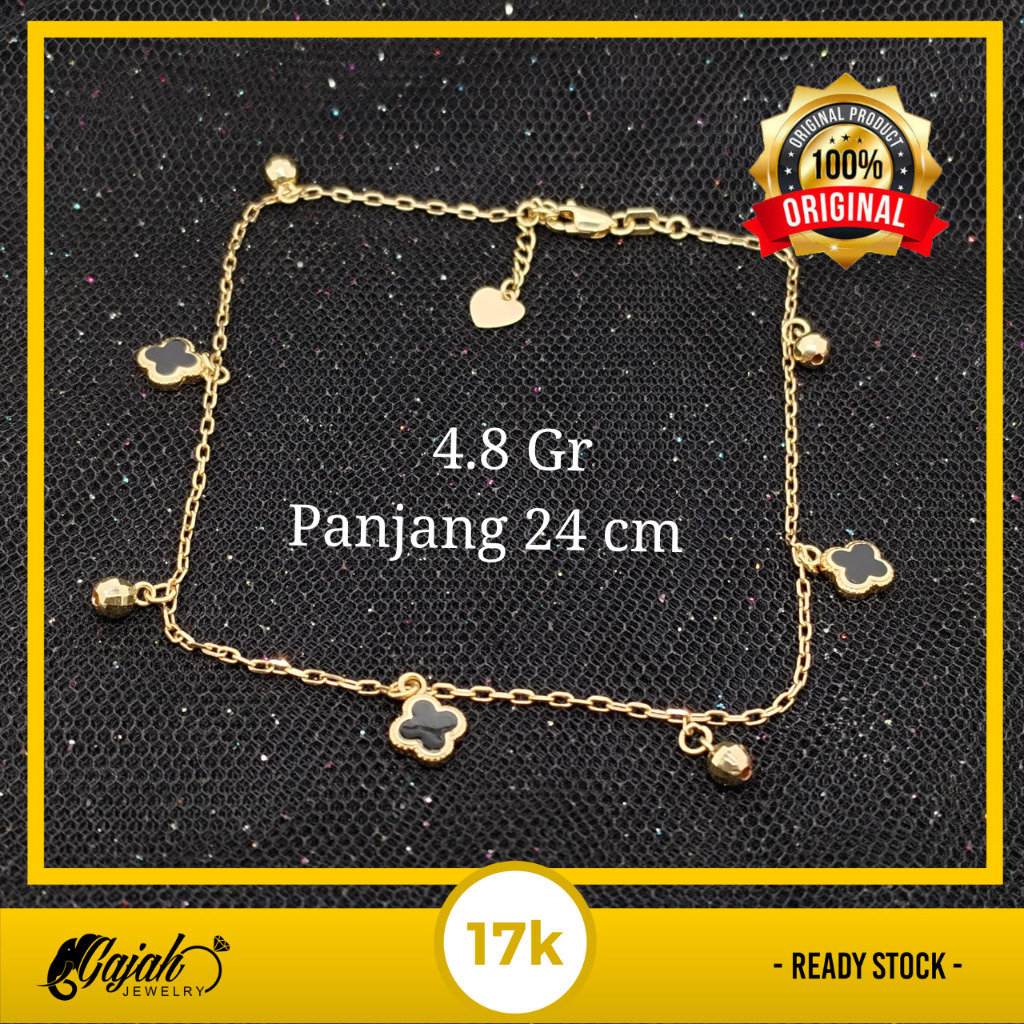 Gelang Kaki Emas 17K - 4.8 Gram 7078