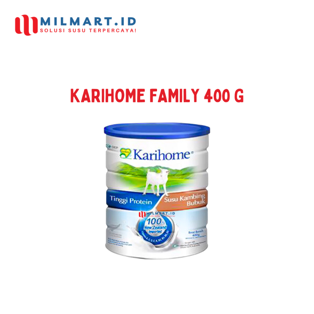 

KARIHOME FAMILY SUSU KAMBING 400G GOAT MILK DEWASA SUSU KELUARGA