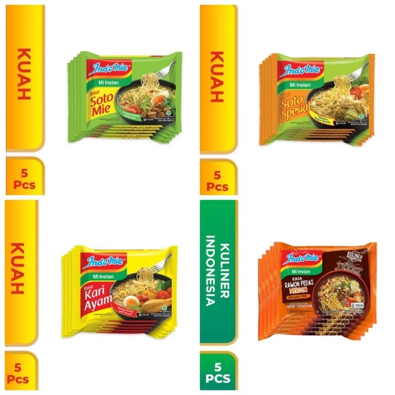 

Indomie Isi 5pcs