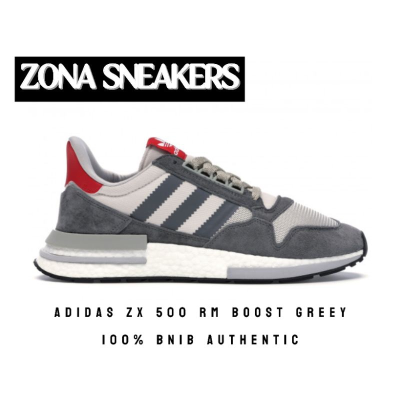 Sepatu Adidas ZX 500 RM Boost Greey