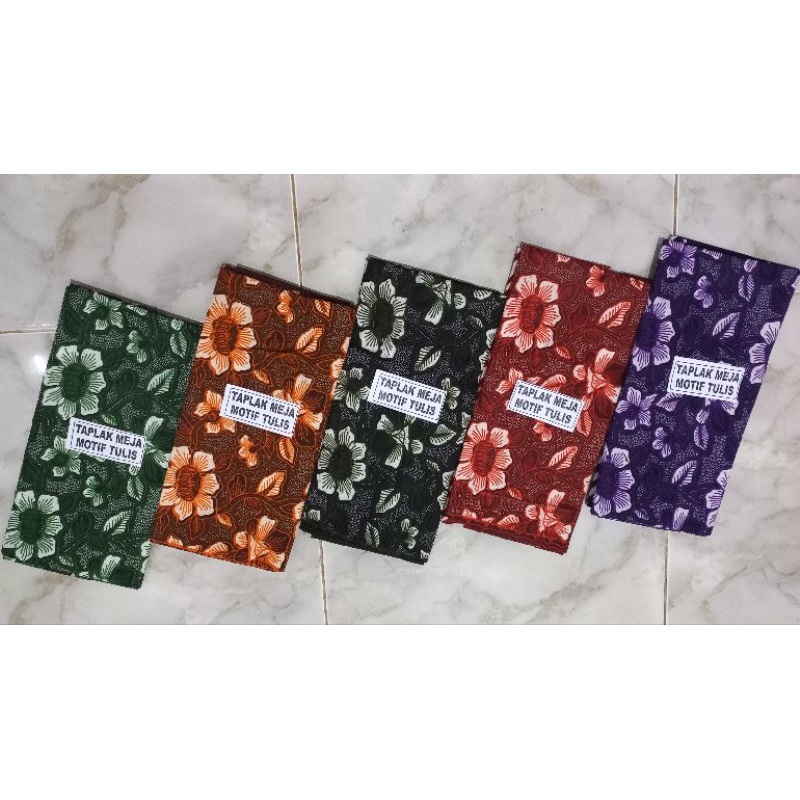 Terlaris paket 10 pcs taplak meja kantor sekolah motif batik taplak meja guru sekolah segi empat
