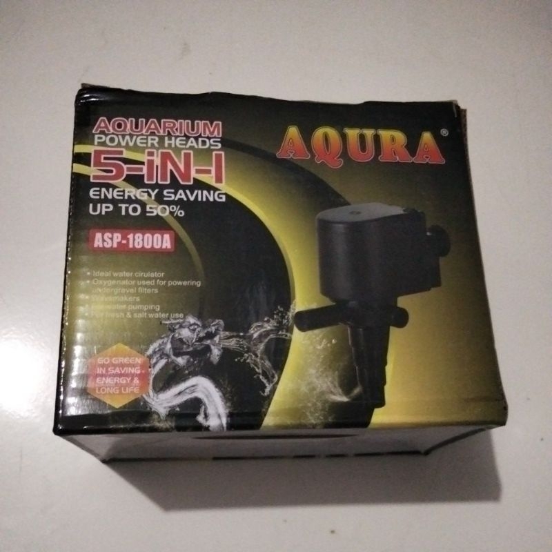 POWER HEAD AQURA ASP - 1800 A / POMPA CELUP AQURA  ASP 1800 A AQUARIUM LOW WATT