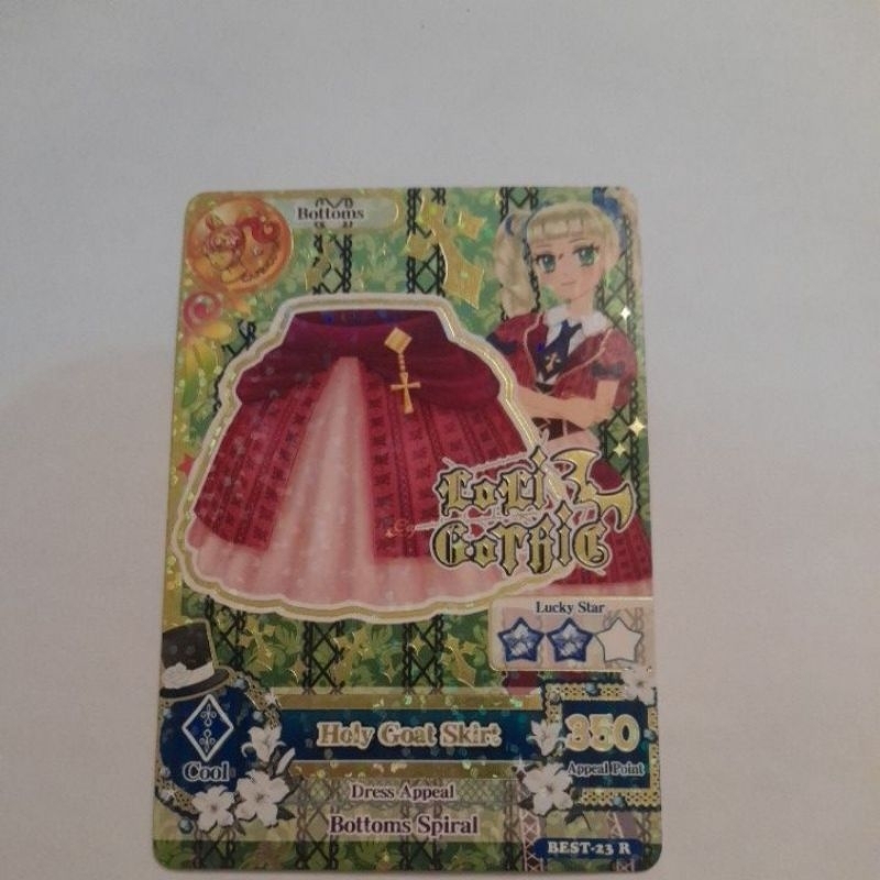 WTS AIKATSU  CARD ORIGINAL MESIN HOLT GOAT SKIRT ZODIAC VER ZODIAK VERSI CAPRICORN