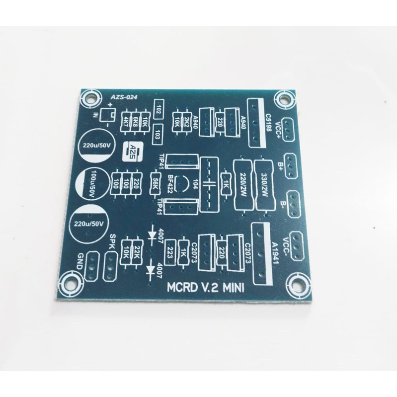 PCB Driver Power Amplifier MCRD V2 Mini Fiber FR4 AZS-024