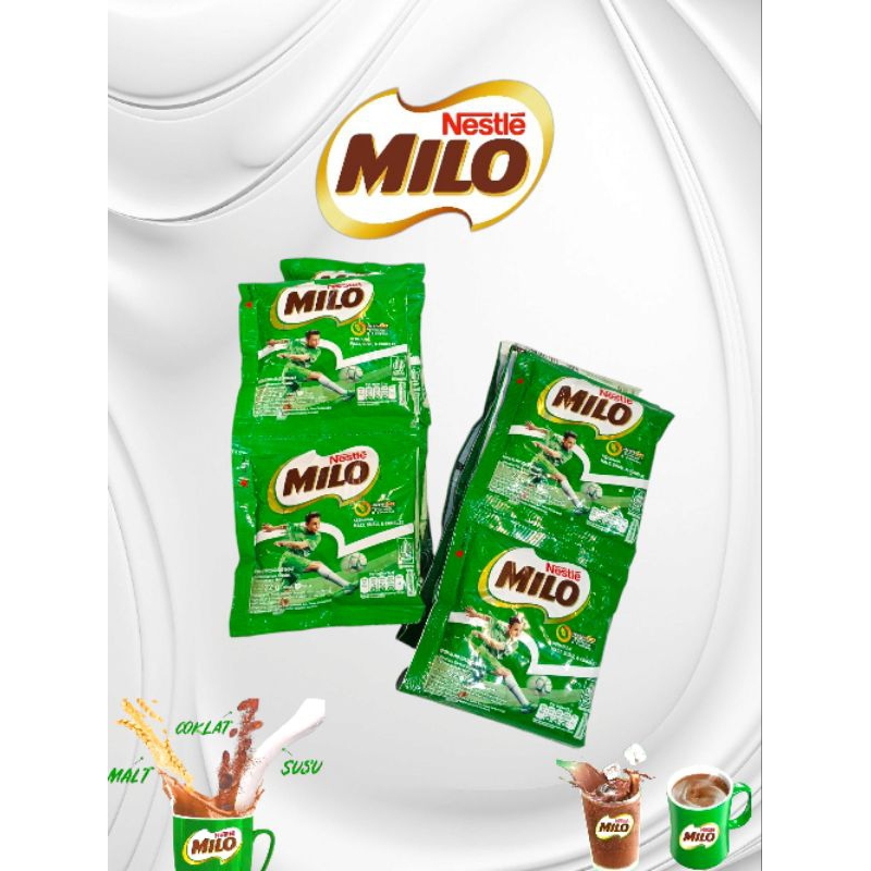 

Milo Nestle Rasa Coklat 22g|| 1 Renteng Isi 10 Sachet