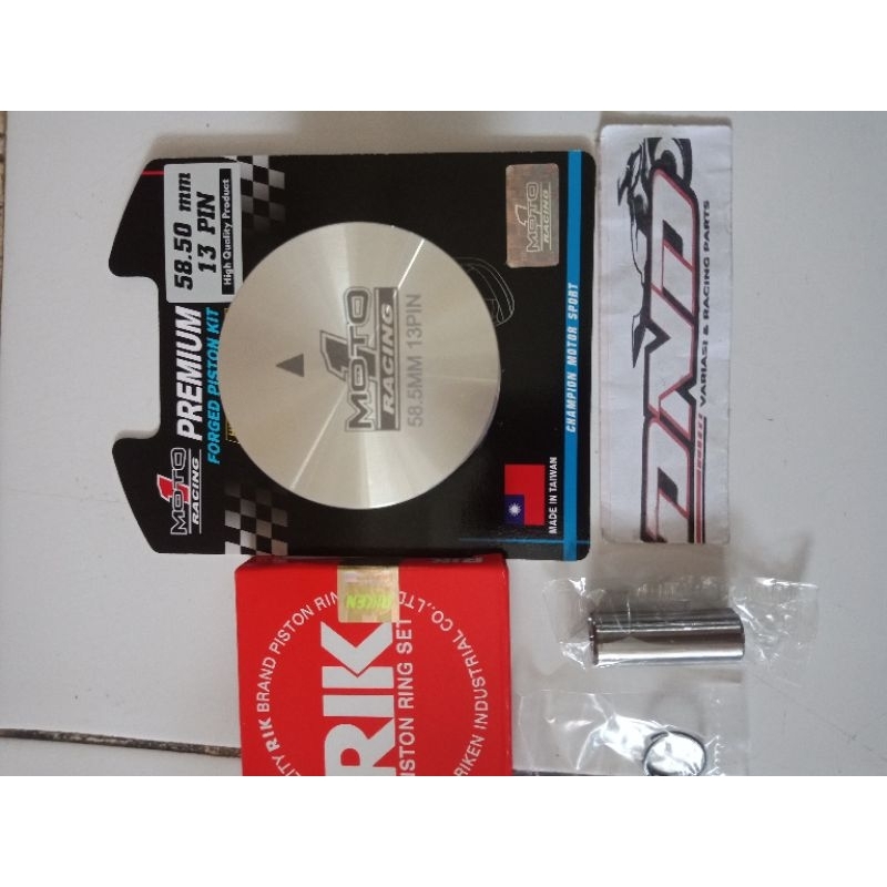 MOTO1 Piston forged 58,5mm pin 13 taiwan/Piston forget 58,5 pen 13 tw/Piston moto1 forged 58,5mm pin