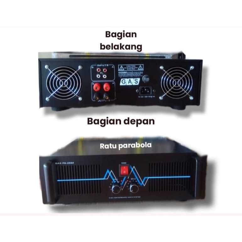 Box amplifier Gas PA 2502 Box Power 2501 / BOX POWER CA 12 / BOX POWER CA 20