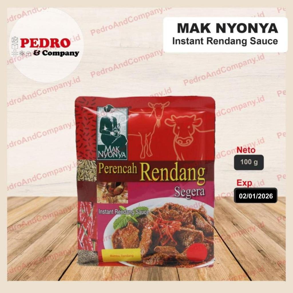 

Mak nyonya perencah rendang sauce 100 gram - instant bumbu
