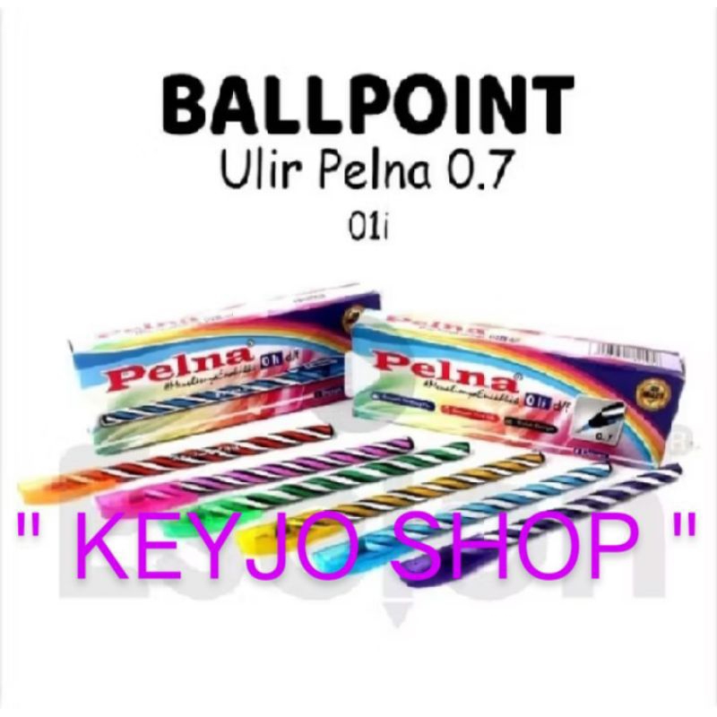 

Pen ulir Pelna 1 Pack isi 12 pcs