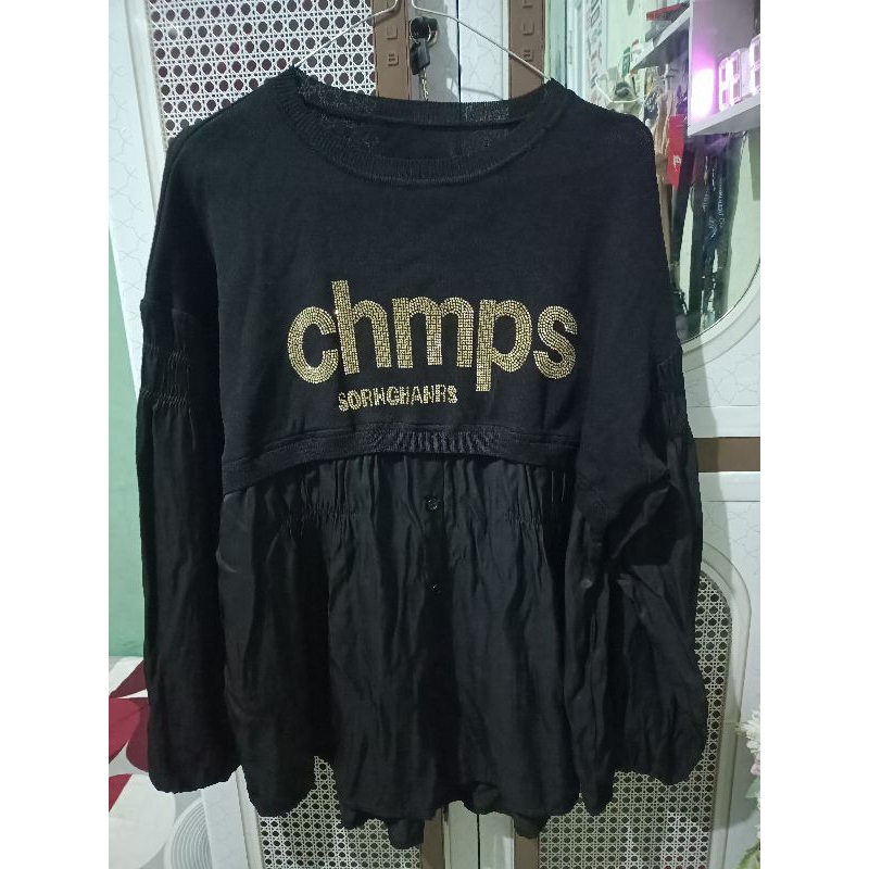 Blouse baju wanita lengan panjang balon hijab friendly