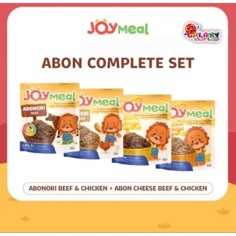 

JOY MEAL ABONORI BEEF&CHIKEN+ABON CHEESE BEEF, CHIKEN 50GR