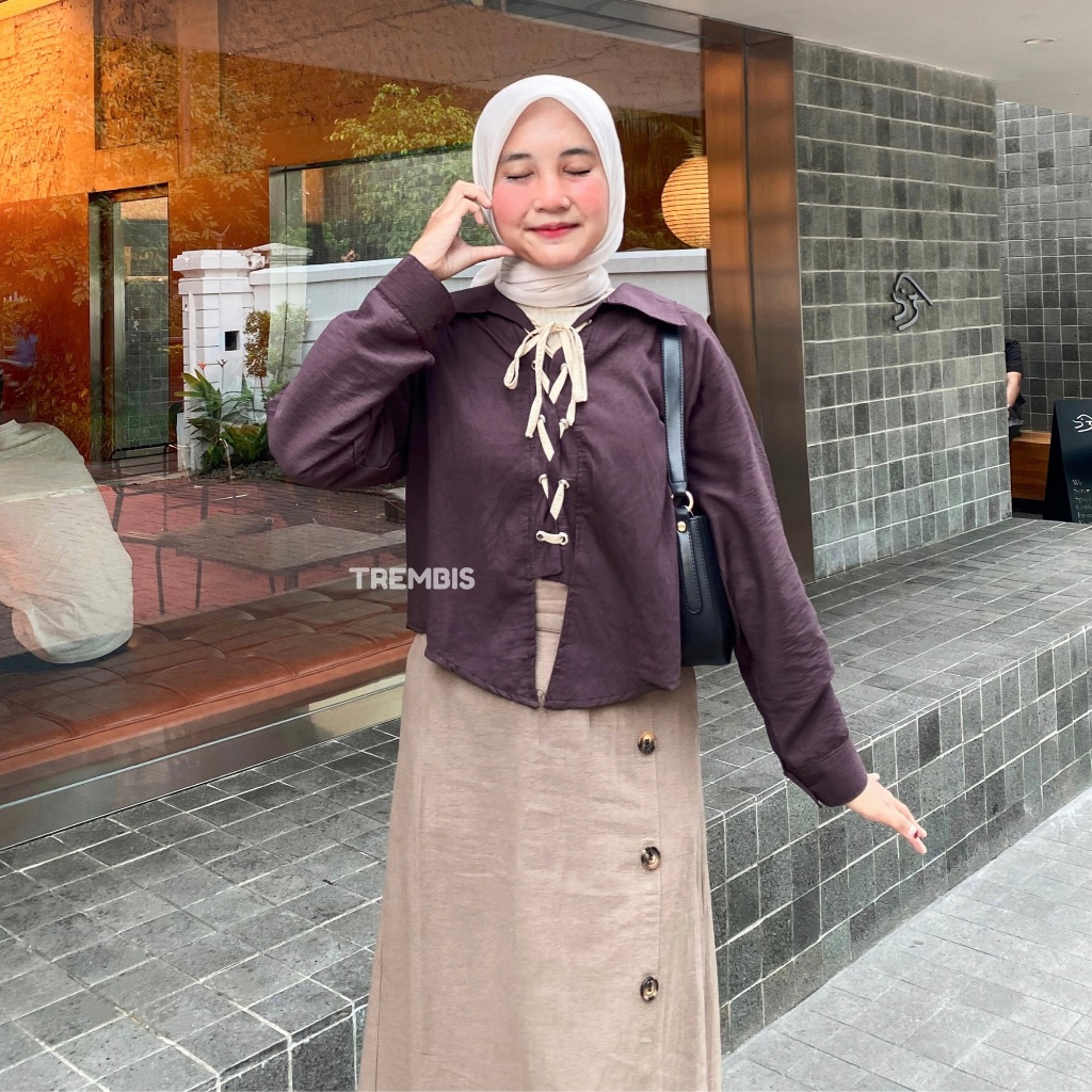 OUTER TALI PITA IRISH // CROP OUTER RIBBON WANITA