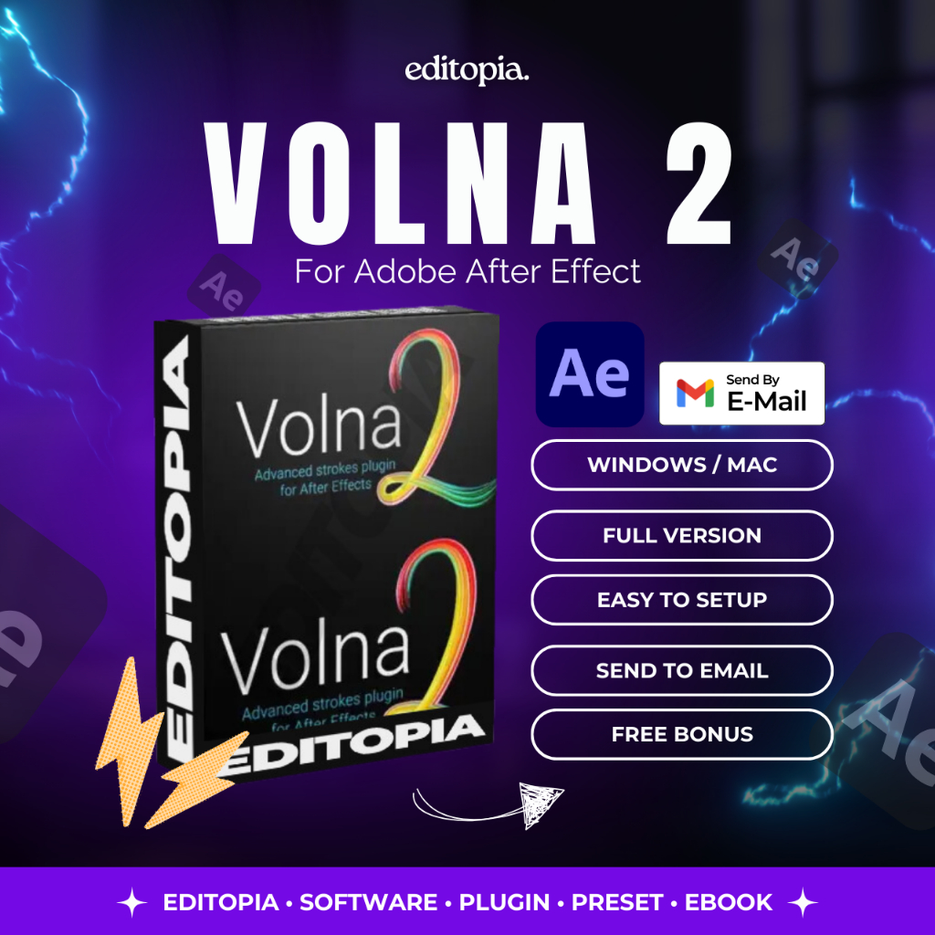 (Win/Mac) Volna 2 - After Effect Plugin - Aescript Plugin