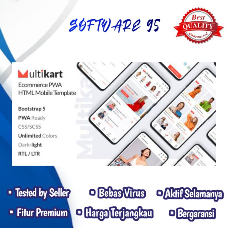 Multikart - Ecommerce PWA Mobile HTML Template nulled