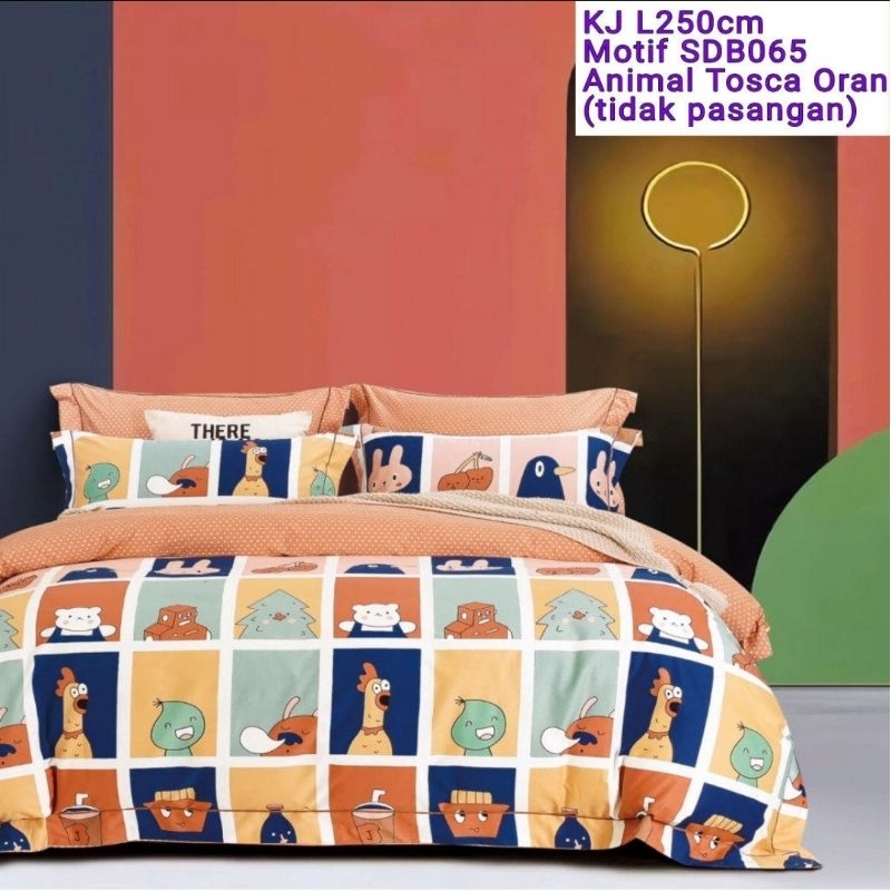 Kain Sprei Meteran Katun Jepang Lebar 250cm Motif Salur putih