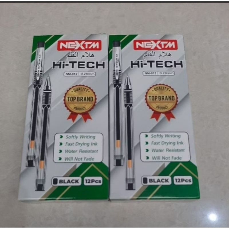 

pulpen pena HI-TECH NEXTM NM-012 0.28mm tinta hitam (12pcs)