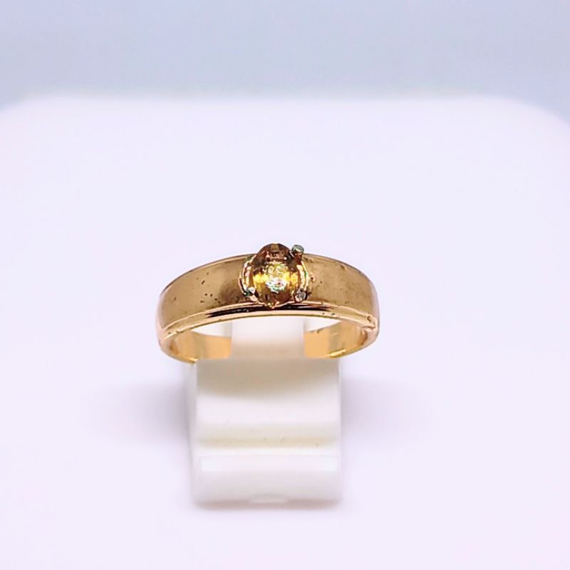 Cincin Natural Yellow Spinel