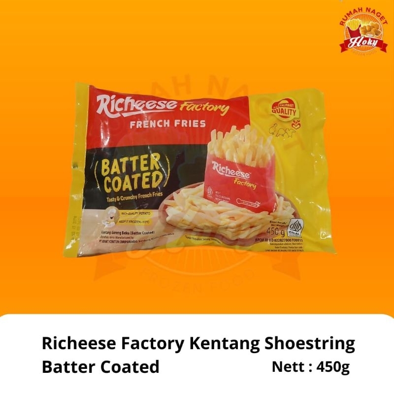 

Richese Factory Batter Coated Kentang Shoestring