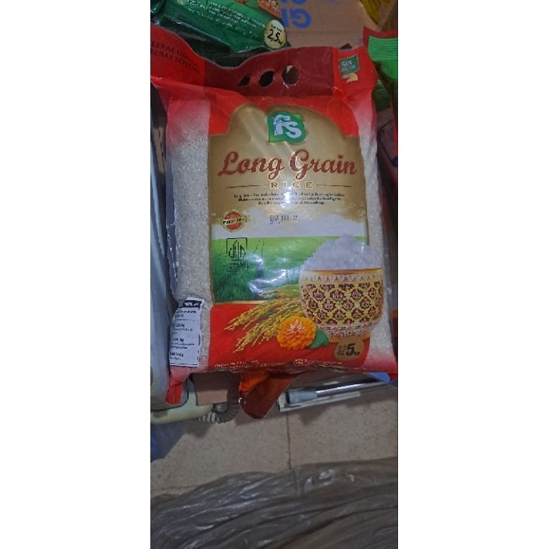 

Beras Long Grain Food Station kemasan 5kg