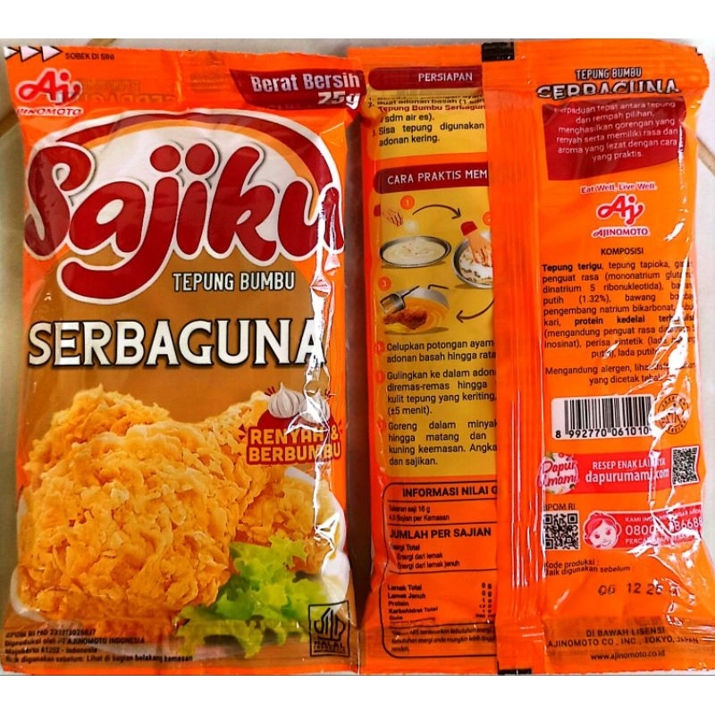 

Tepung bumbu sajiku serbaguna 75gr