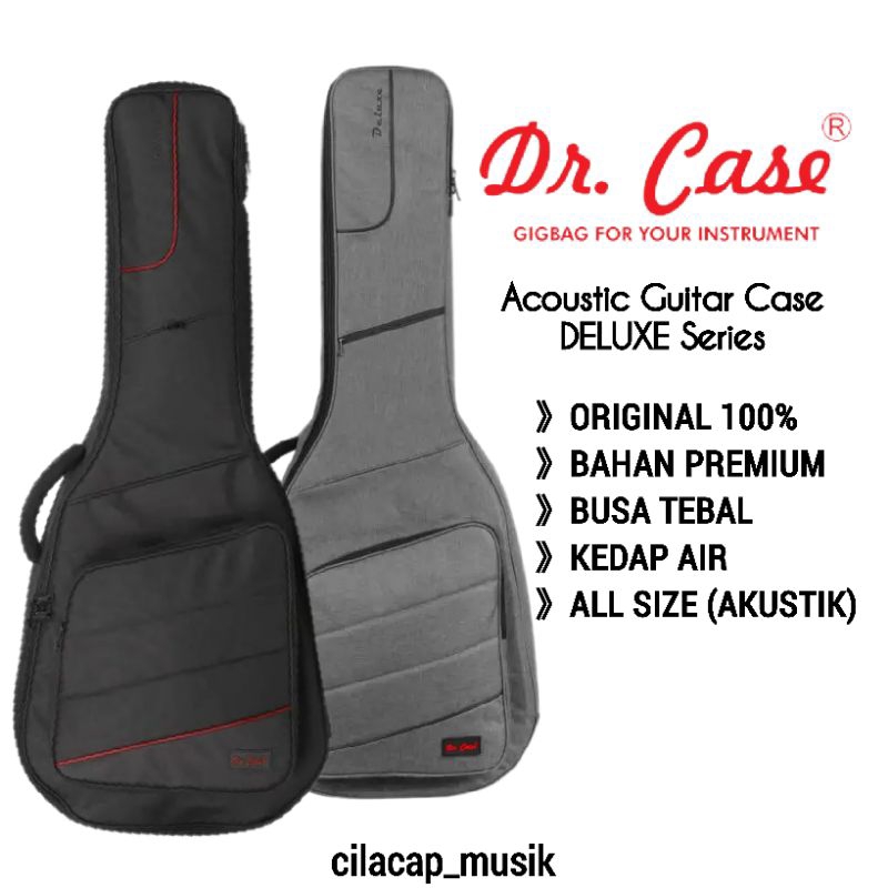 TAS GITAR SOFTCASE GITAR DR.CASE DELUXE SERIES GIGBAG GITAR DR CASE AKUSTIK