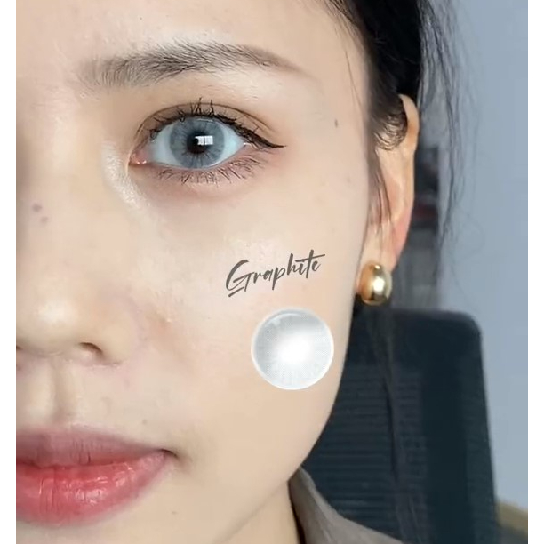 [Bisa Minus] Instant✅ 14mm Softlens Graphite Gray / softlens Minus / Softlens Normal / magister / ta