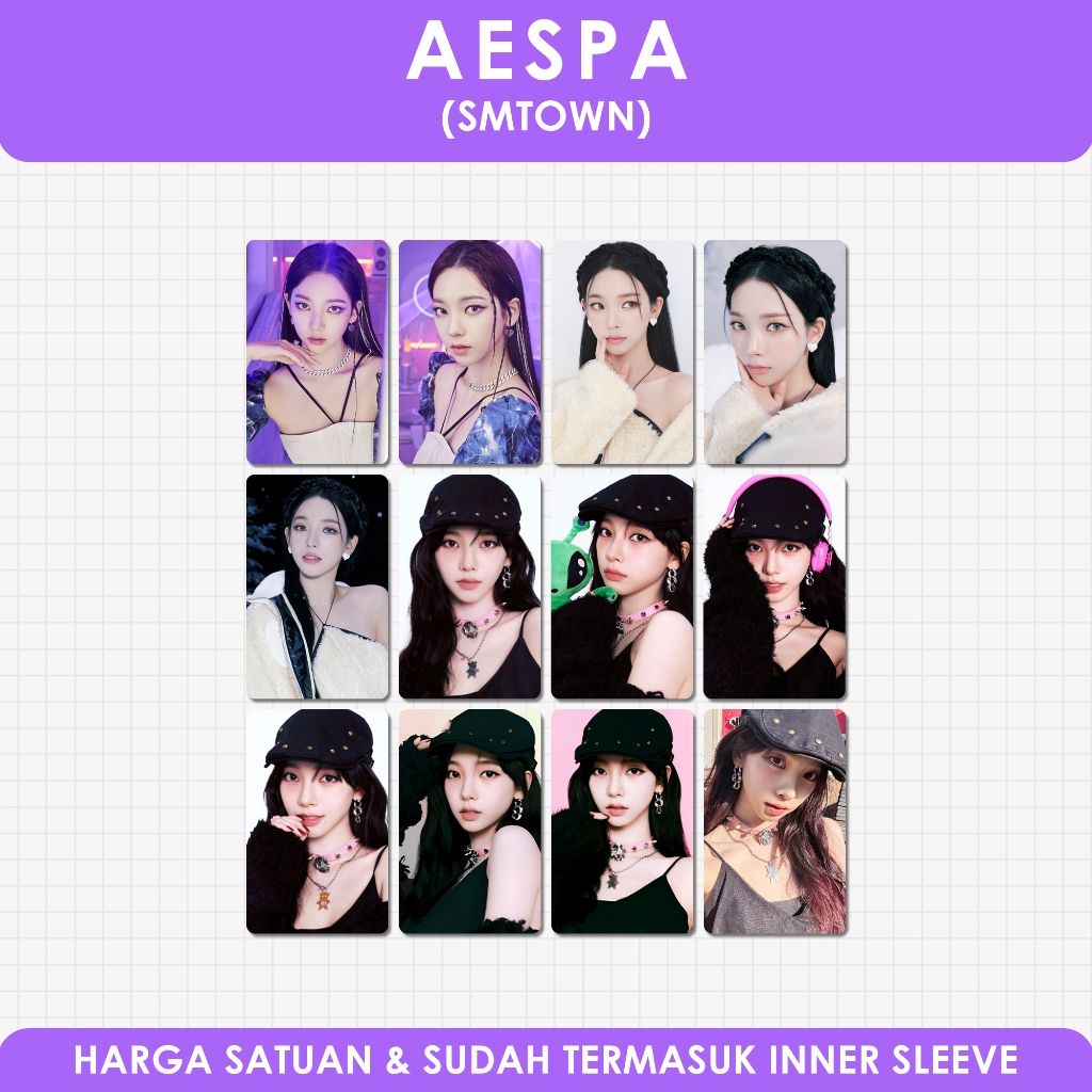 UNOFFICIAL PHOTOCARD AESPA SMTOWN