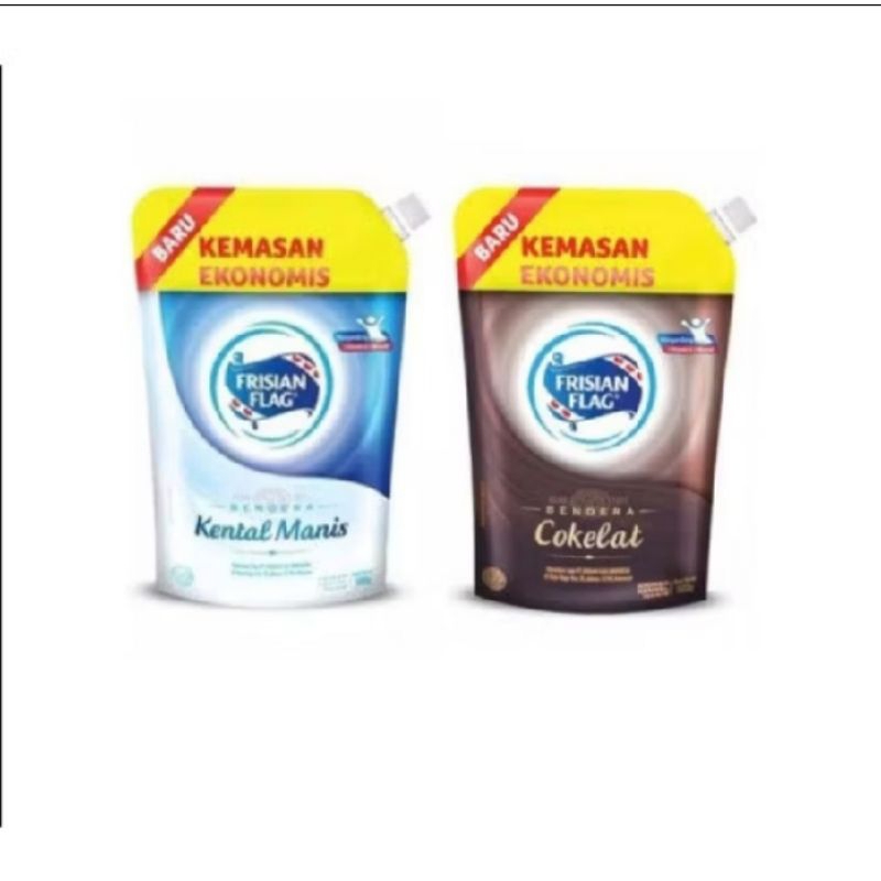 

Frisian Flag Pouch Cokelat/Putih 545g